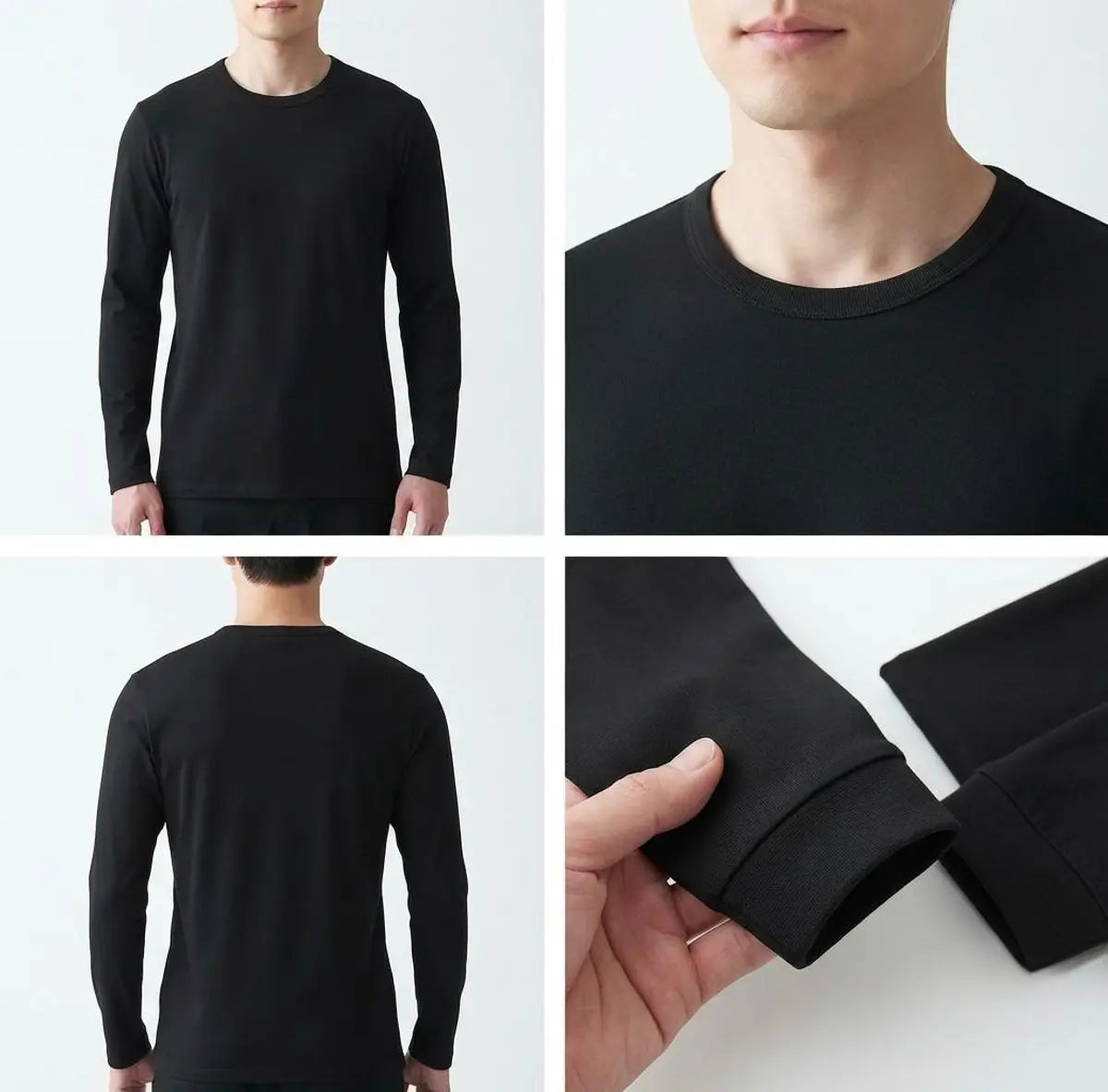 Mansue' Maglia manica lunga girocollo in CALDO COTONE uomo MANSUE’ – 240/241 2pz