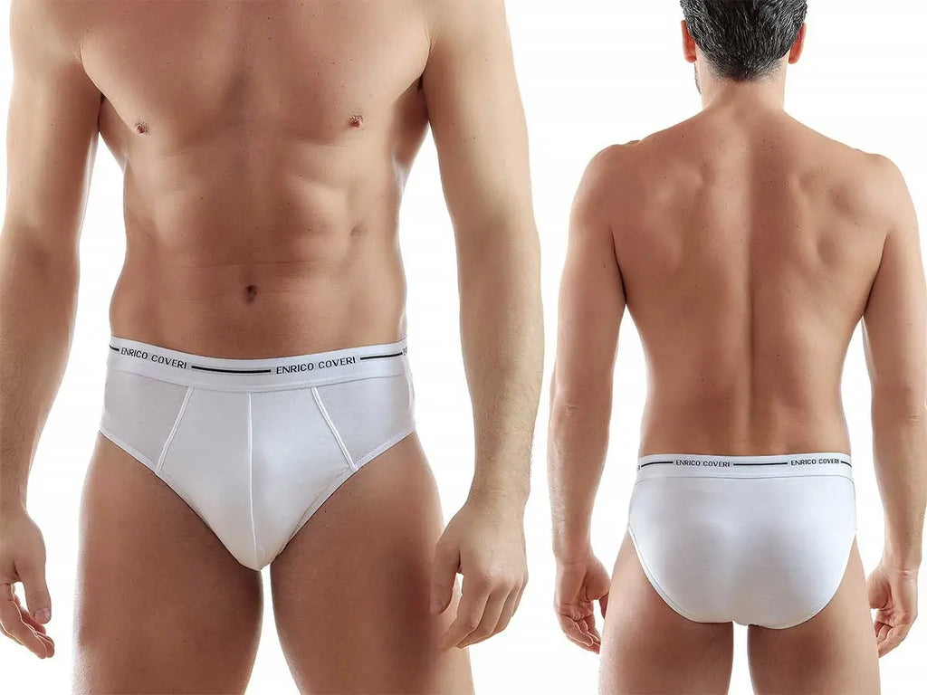 Slip elastico esterno in cotone bielastico Enrico Coveri – ES1000 3PZ