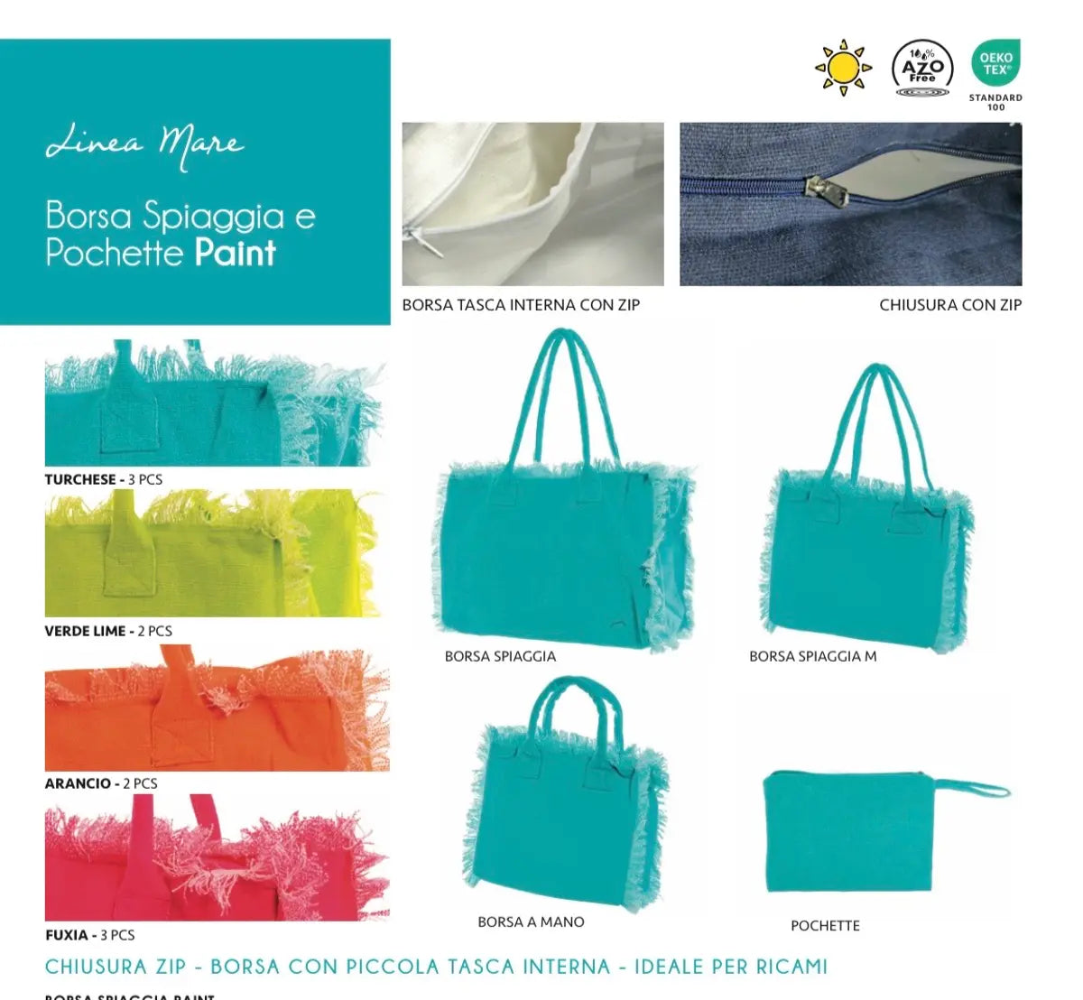 Sophie Borsa spiaggia paint