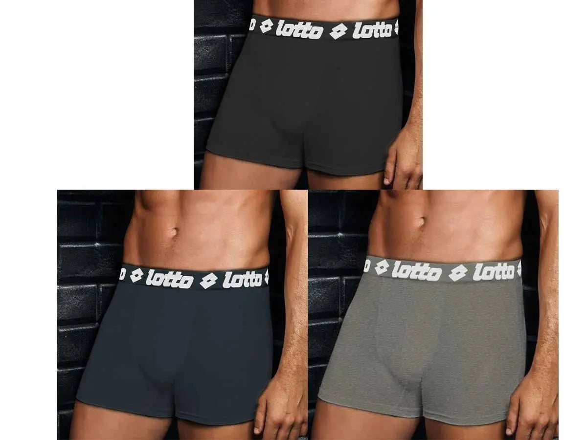 Boxer elastico esterno in cotone bielastico Lotto – LB1000 3PZ