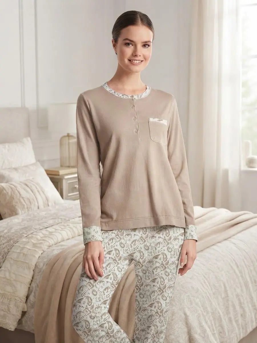 Pigiama Infiore Interlock Paisley ART.4677