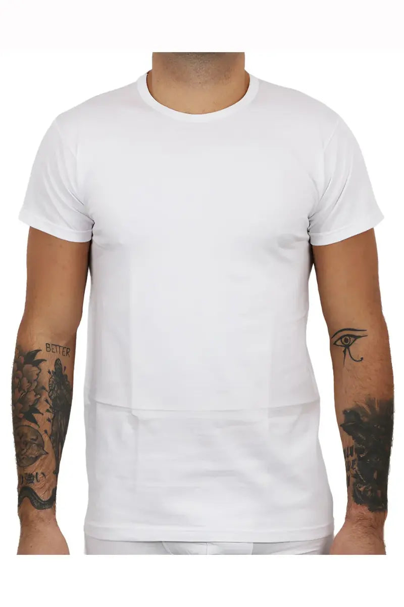 Mansuè Maglia mezza manica girocollo MAXI in COTONE uomo MANSUE’ – 40057/71