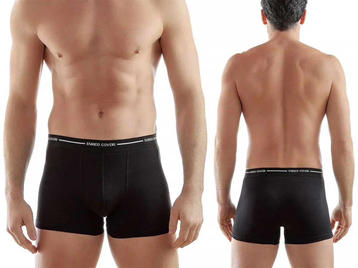 Boxer elastico esterno cotone bielastico Enrico Coveri – EB1000 3PZ