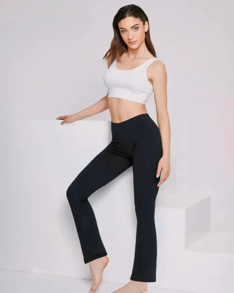 Pantaleggings a zampa in cotone elasticizzato Jadea – 4195