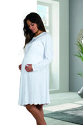 Camicia clinica manica lunga aperta davanti Mamina – Z9130