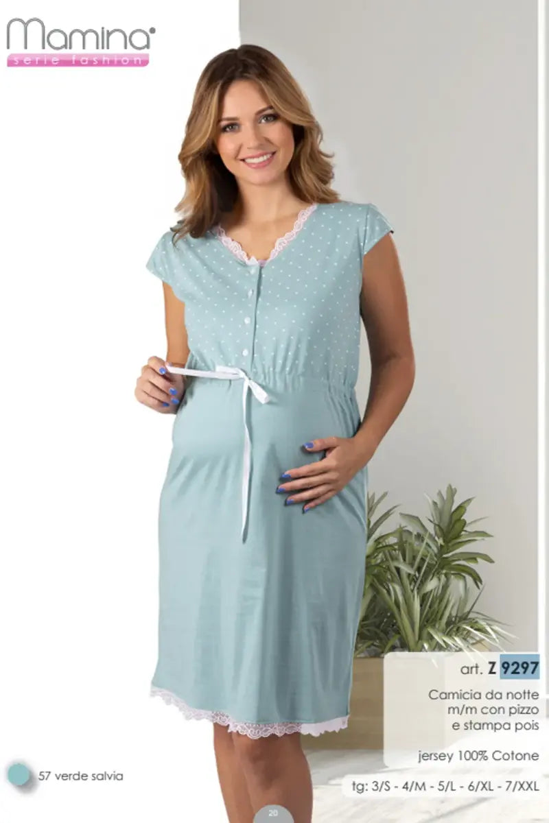 Z9297 CAMICIA DA NOTTE M/M – MAMINA