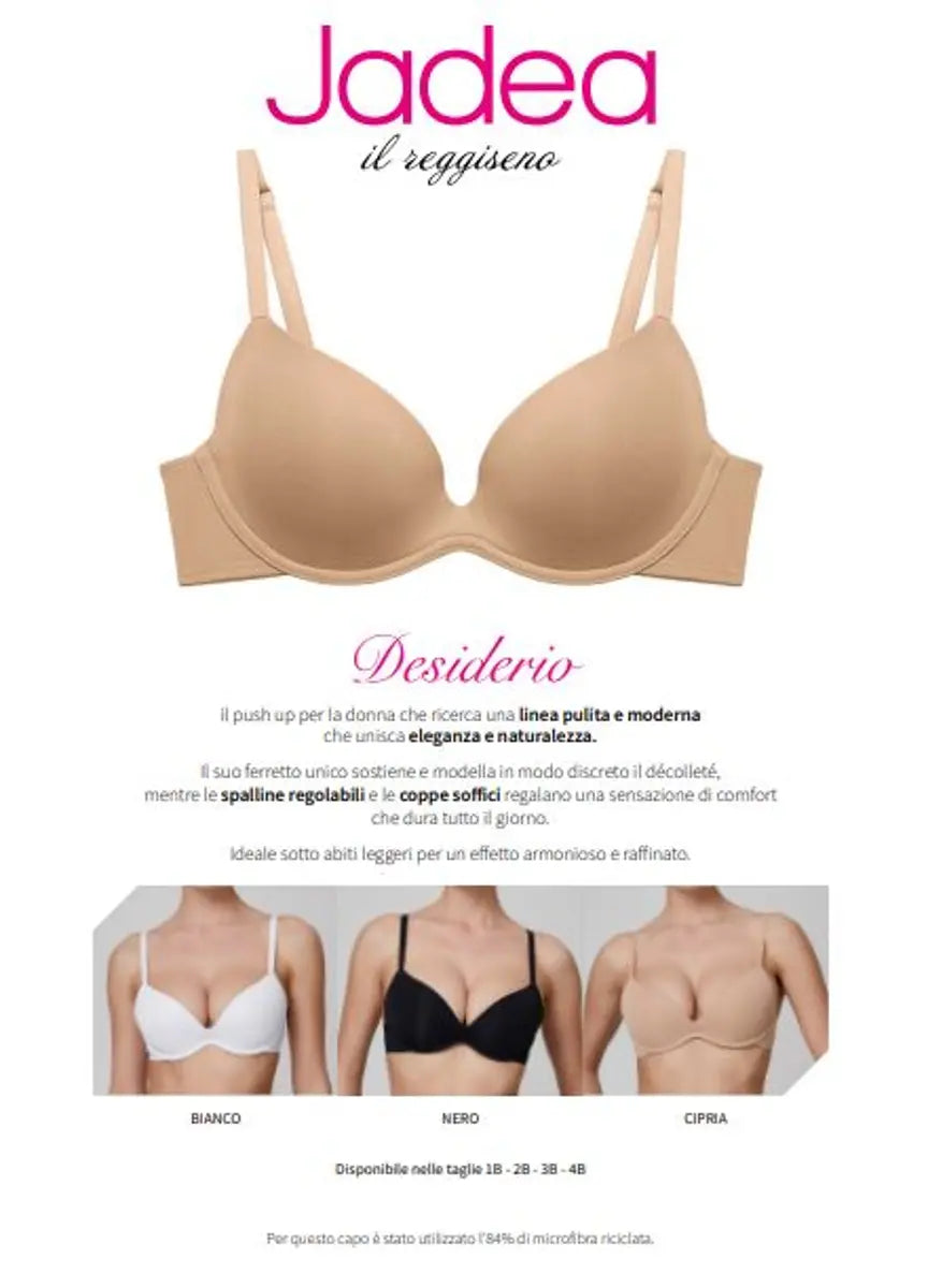 Reggiseno desiderio jadea con ferretto