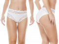 Slip in cotone elasticizzato modal e pizzo Jadea – 742 3PZ