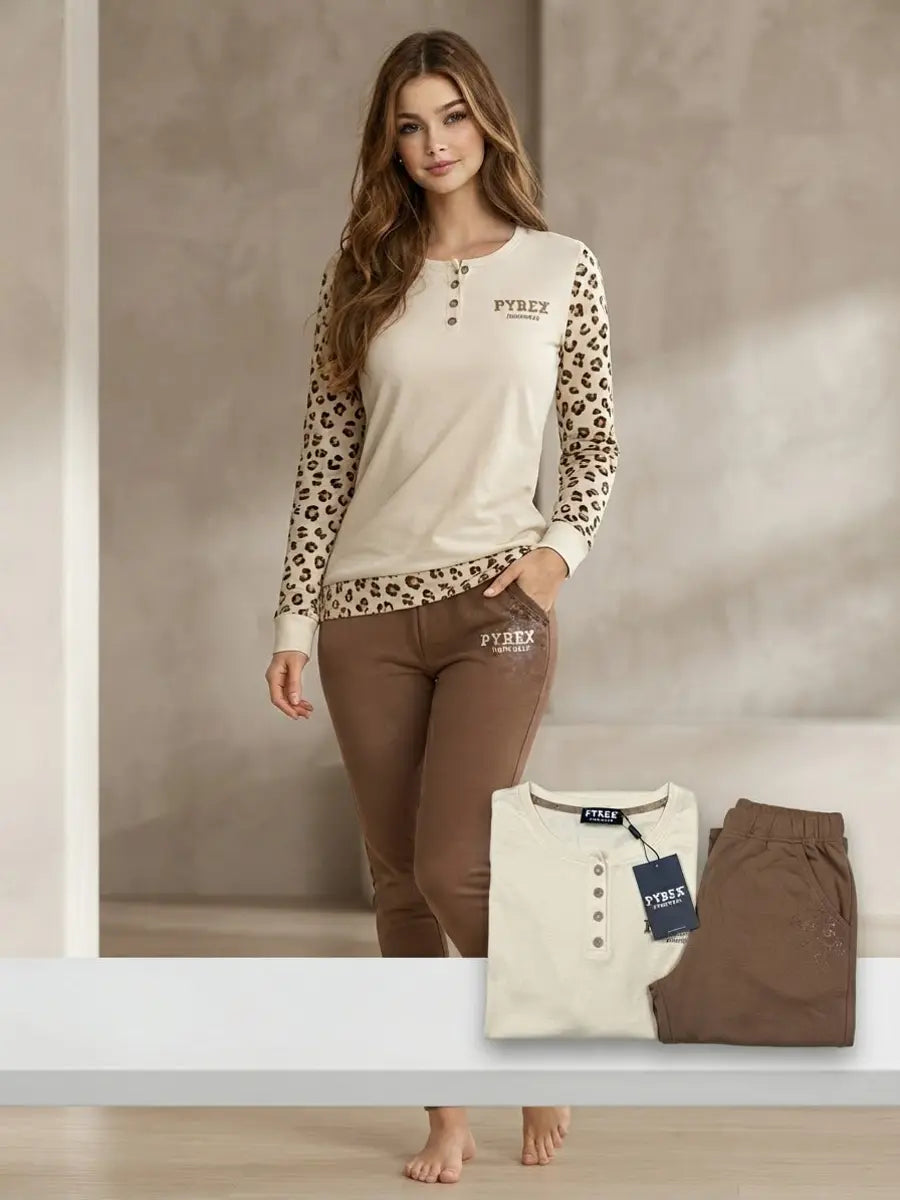 Pigiama Donna Pyrex Interlok art.d164