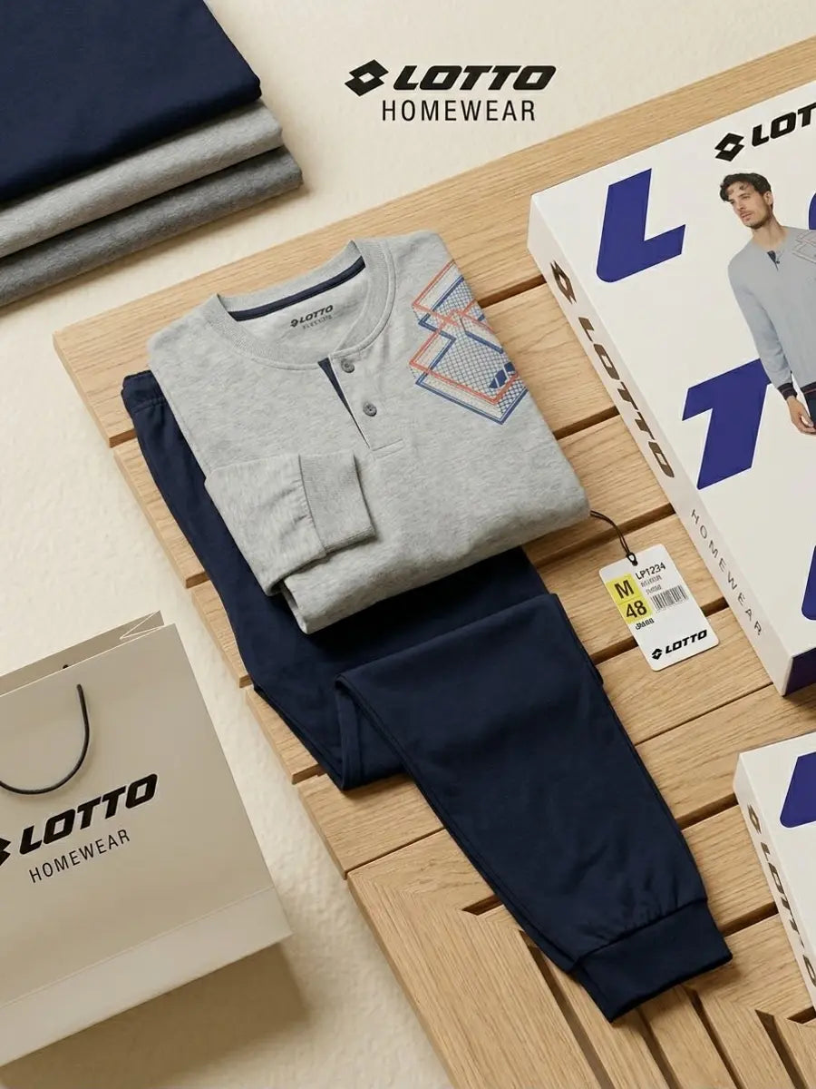 Pigiama Cotone Stemma HomeWear Lotto art.1226