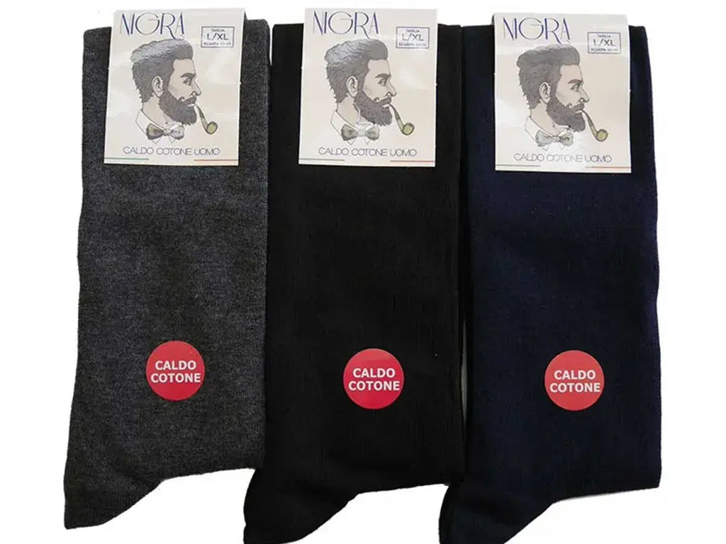 Calza lunga uomo caldo cotone Nigra – London lungo 3PA