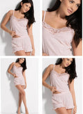 Love & Bra Pigiama corto bretellina collo pizzo  Nightwear 104098