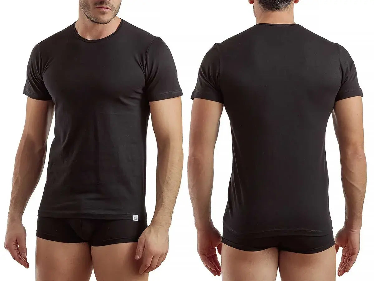 T-shirt mezza manica girocollo cotone pettinato Enrico Coveri – ET1100 3PZ