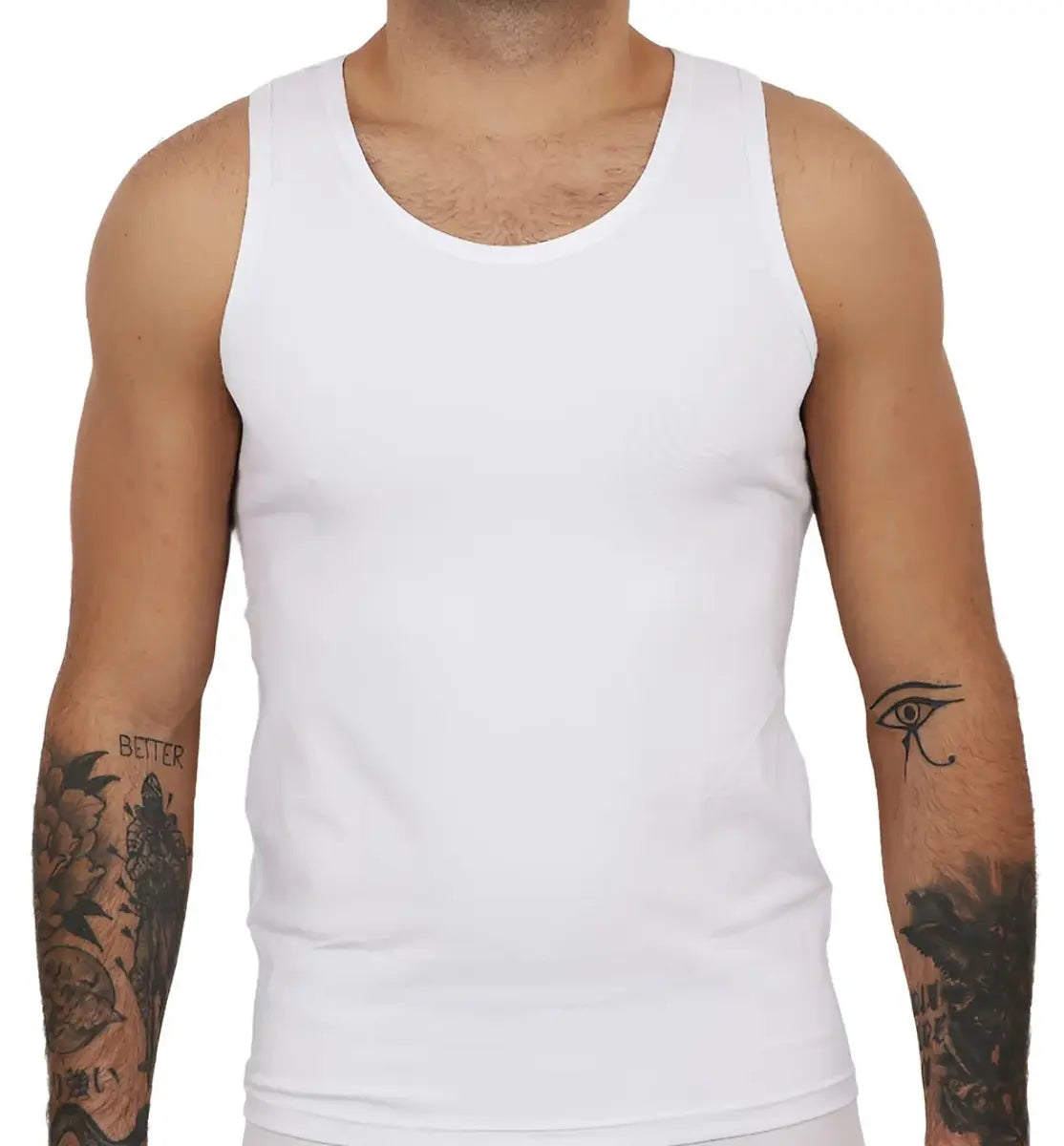 Mansuè Canotta spalla larga in COTONE MODAL uomo MANSUE’ – 40204/208 3PZ