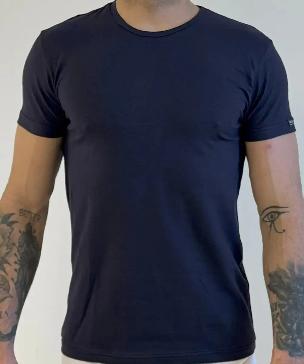 Mansue' Maglia mezza manica in COTONE MODAL uomo MANSUE’ – 40101/118/125 2PZ