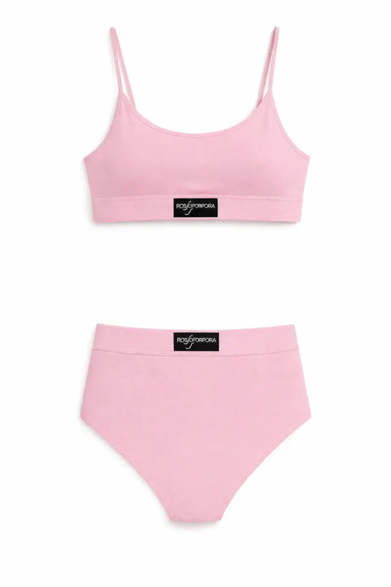 Coordinato donna in cotone Rossoporpora