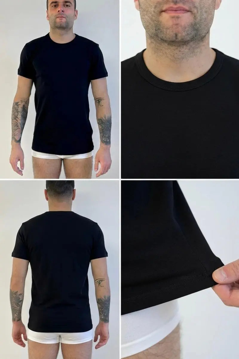 Mansue' Maglia mezza manica girocollo CALDO COTONE uomo MANSUE’ – 220/221 2pz