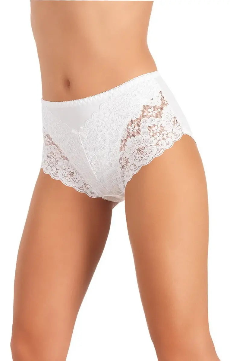 Slip alto donna in cotone modal e pizzo Jadea – 792 3PZ