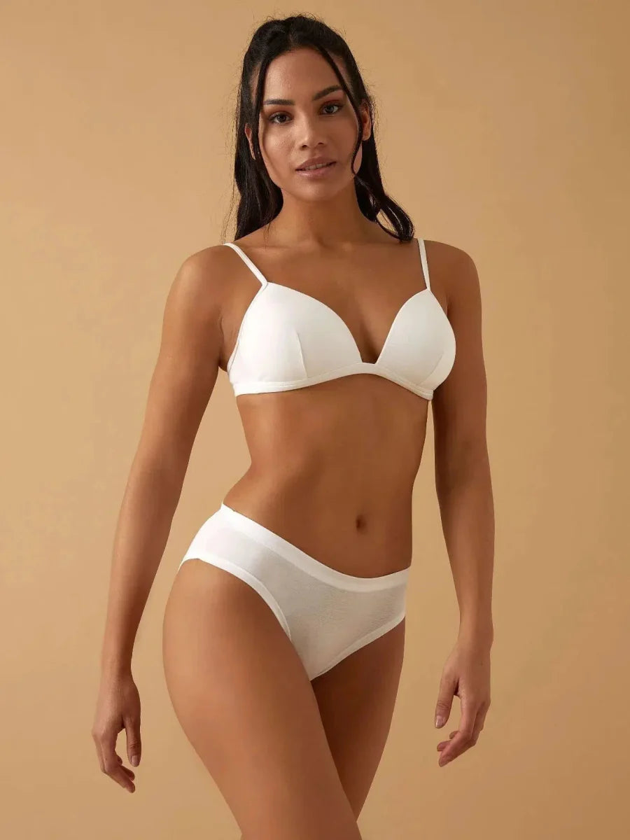 Slip basic in cotone elasticizzato e modal Jadea – 509 3PZ