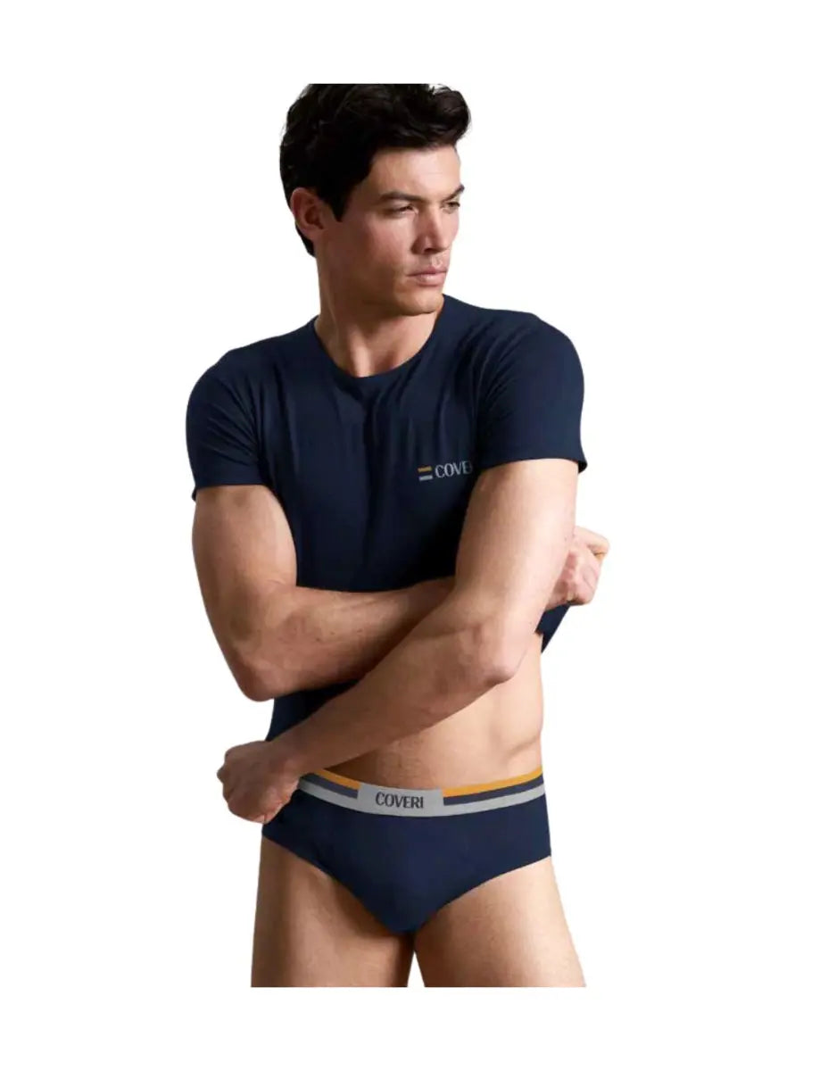 Completo uomo con t-shirt e slip Enrico Coveri EC1312S