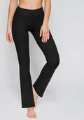 Pantaleggings a zampa in cotone elasticizzato con interno felpato Jadea – 4369