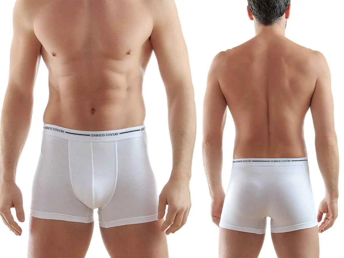 Boxer elastico esterno cotone bielastico Enrico Coveri – EB1000 3PZ