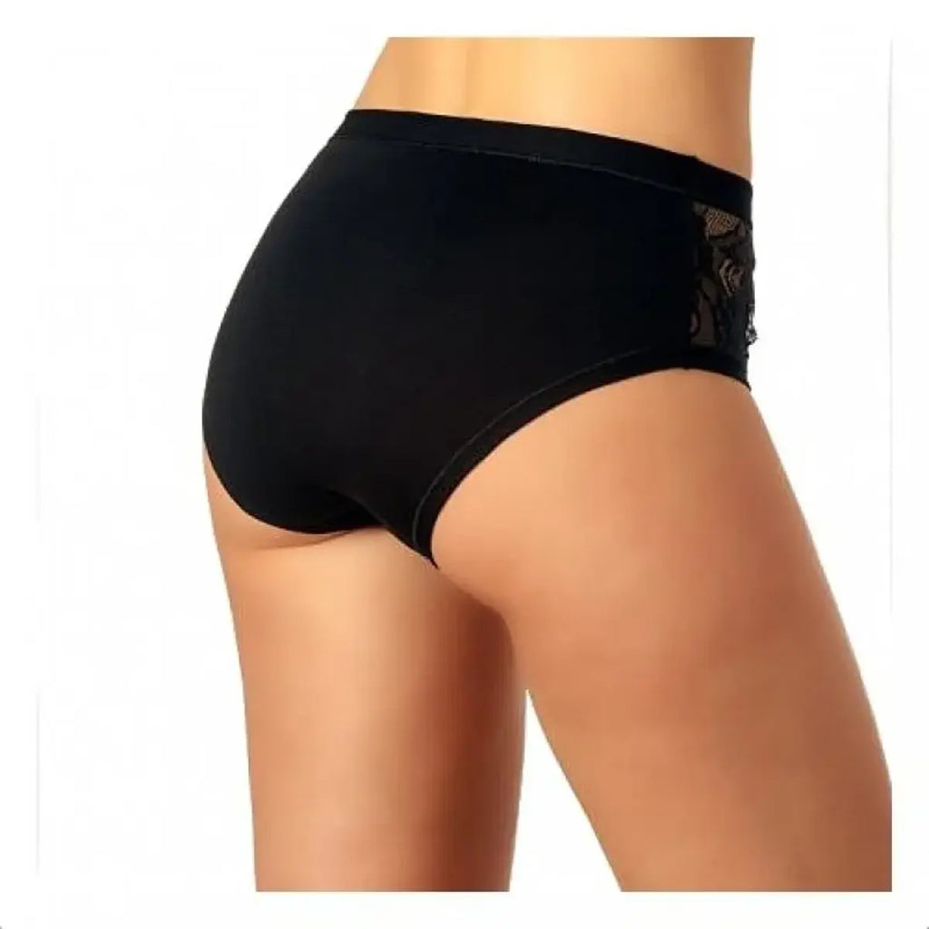 Midi donna in modal con fascia di cotone e pizzo Jadea – 533 3PZ