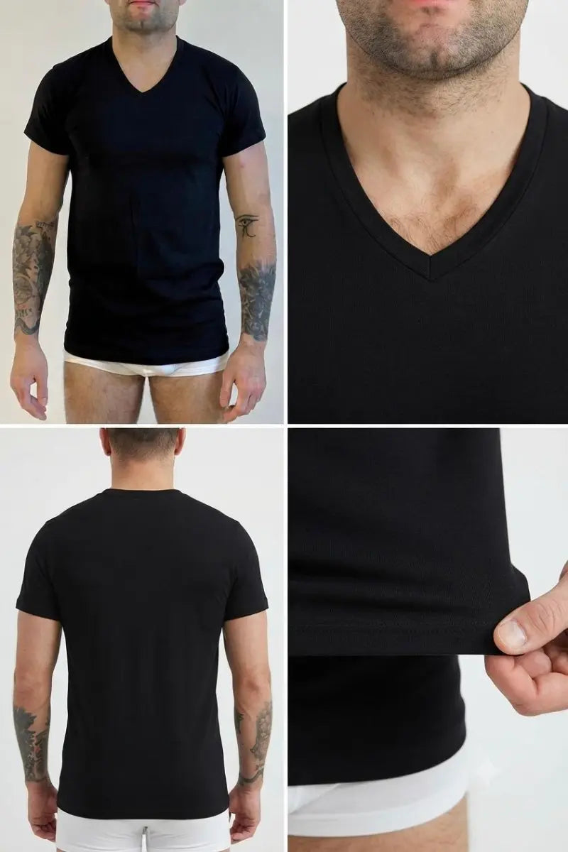 Mansue' Maglia mezza manica punta in CALDO COTONE uomo MANSUE’ – 230/231 2pz