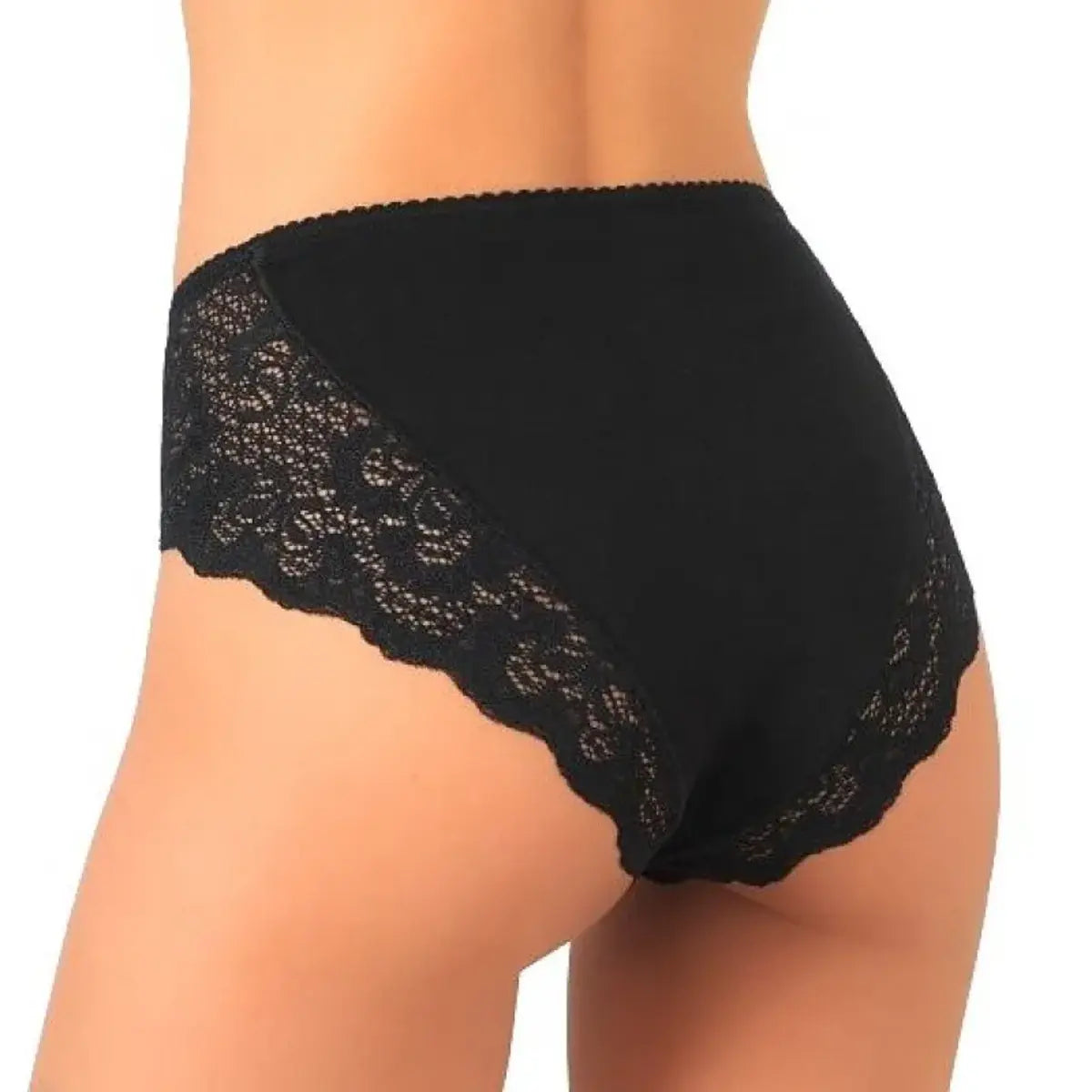 Slip alto donna in cotone modal e pizzo Jadea – 530 3PZ