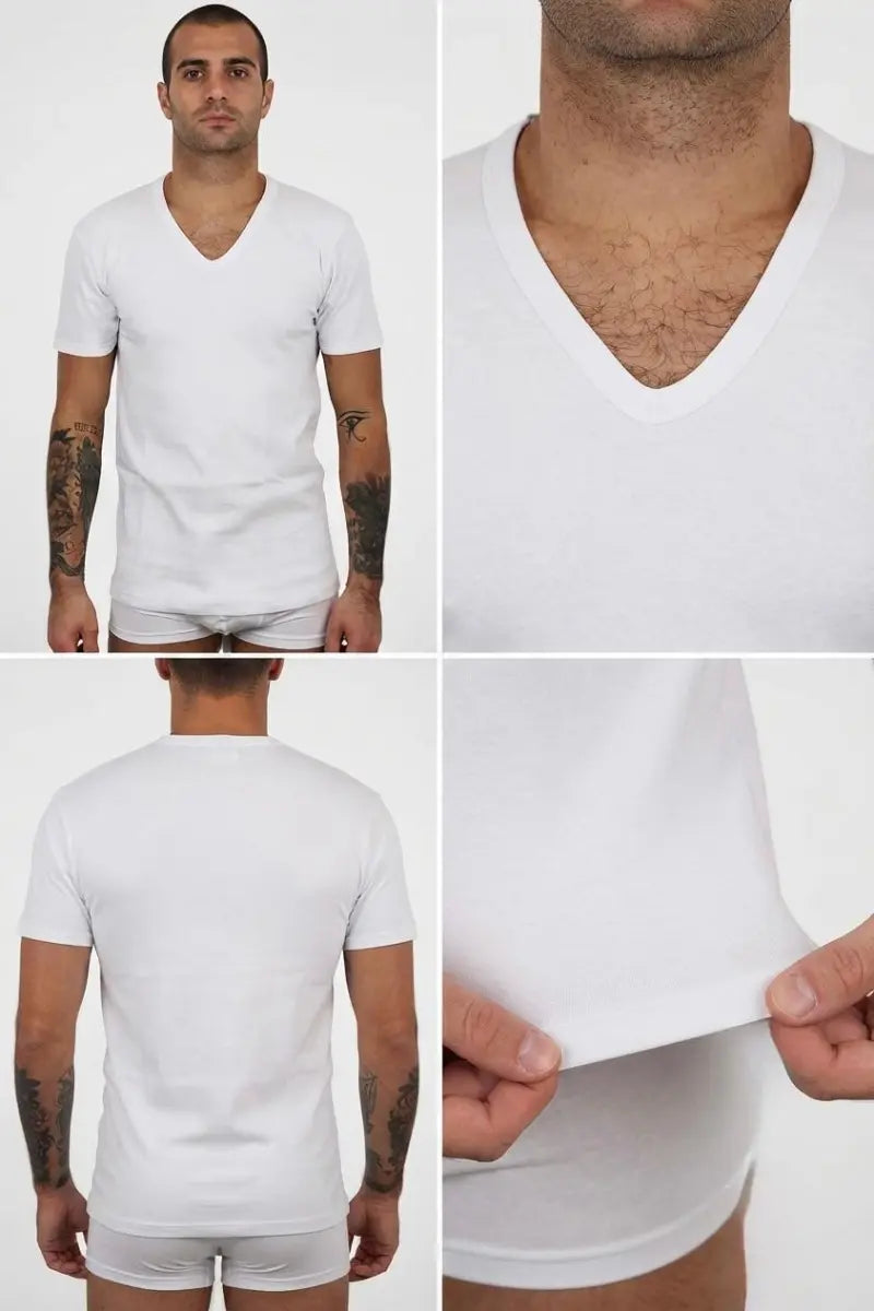 Mansue' Maglia mezza manica punta in CALDO COTONE uomo MANSUE’ – 230/231 2pz