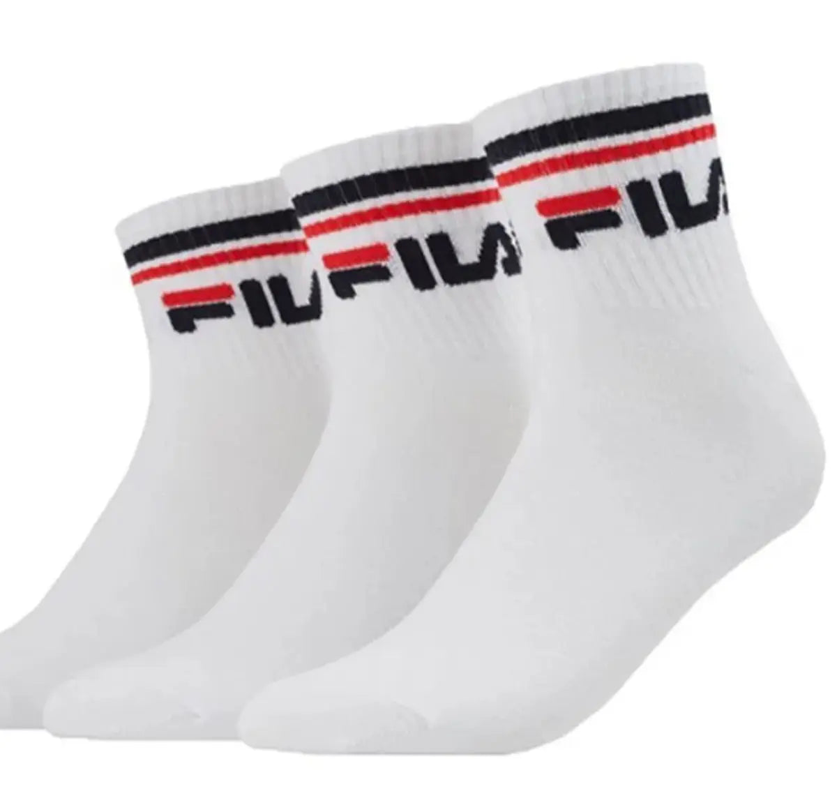 Calza corta sportiva unisex in cotone elasticizzato Fila – F9398 3PA