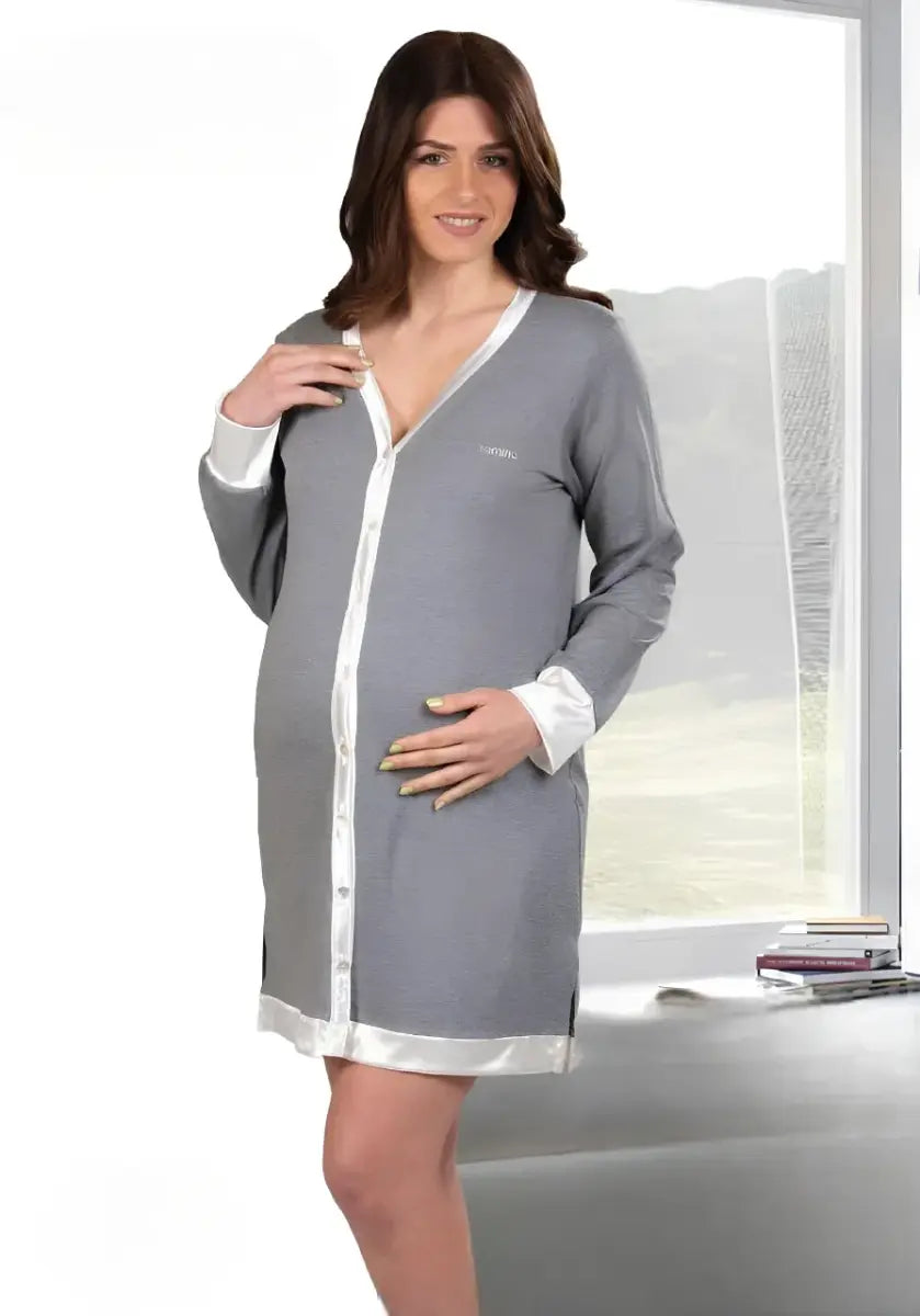 Camicia da notte donna manica lunga Mamina – Z9306