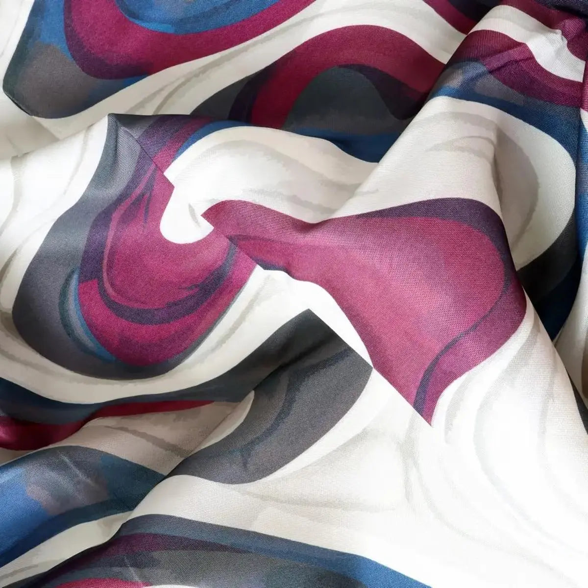 Lovely Home Tovaglia Antimacchia Splash Astratto Onda Blu Fucsia