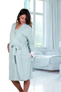 Vestaglia clinica manica lunga con inserti in pizzo Mamina – Z9219