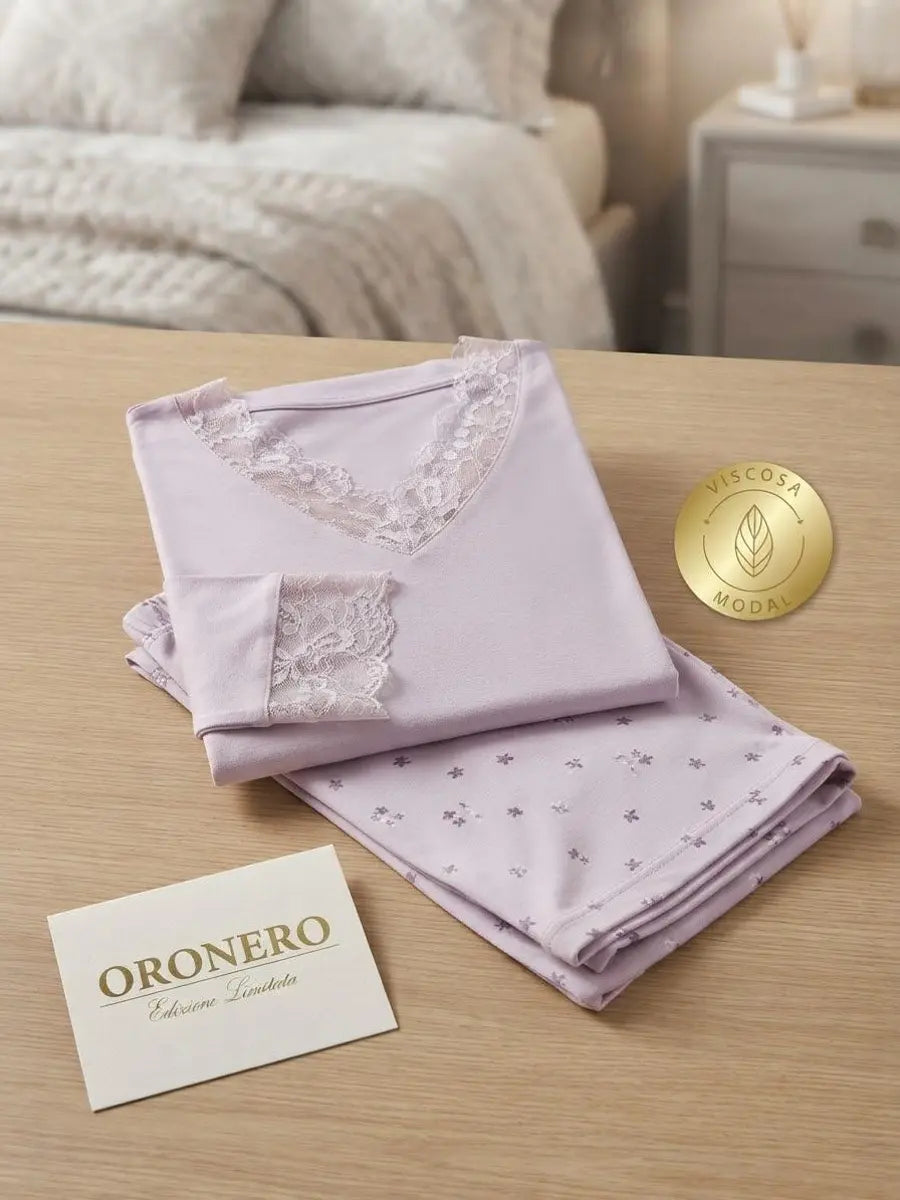 Pigiama Oronero Viscosa art.E23