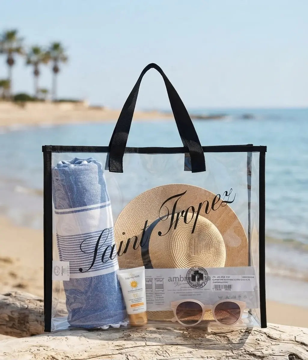 Borsa mare con zip Saint Tropez Sophie Maison