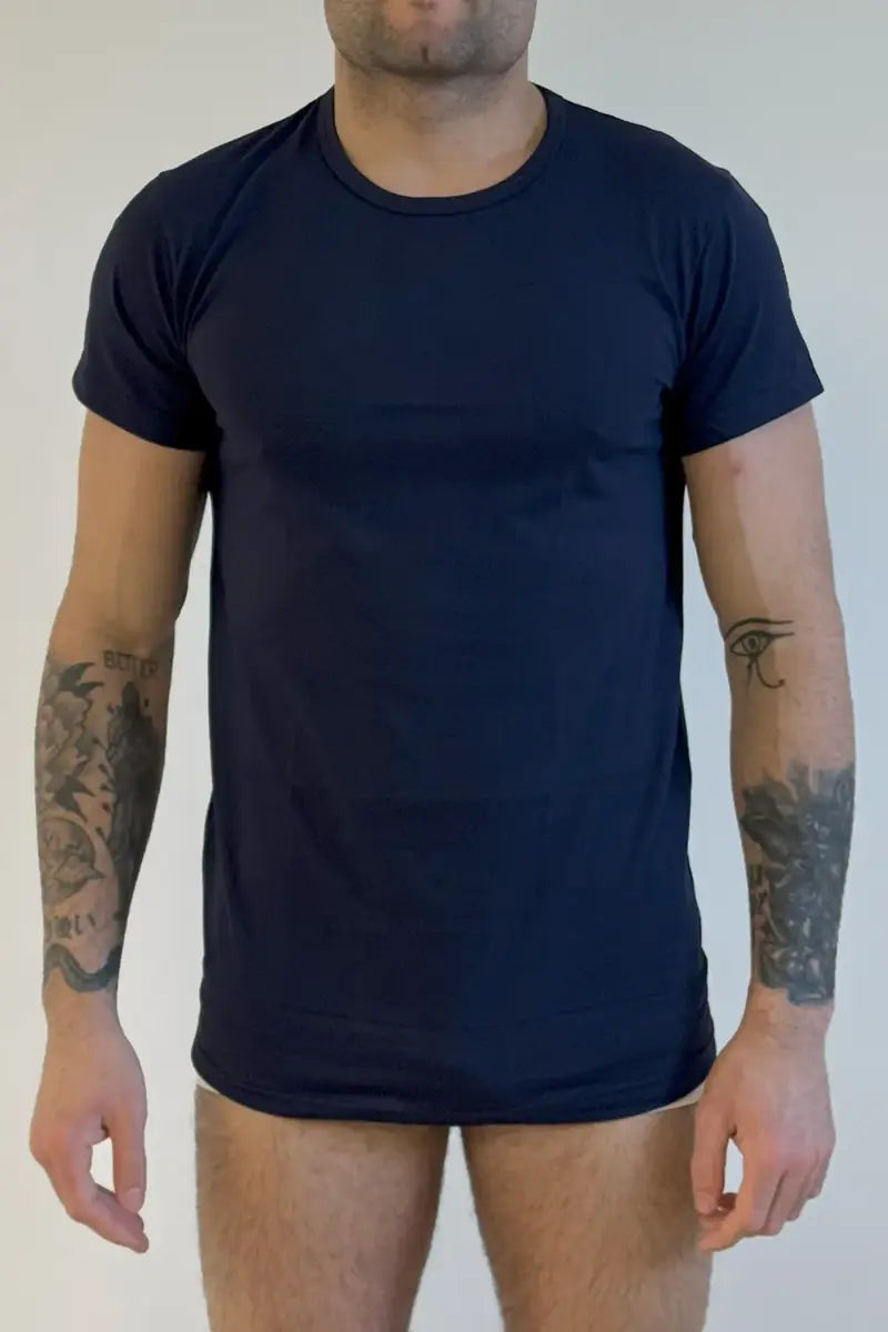 Mansuè Maglia mezza manica girocollo MAXI in COTONE uomo MANSUE’ – 40057/71